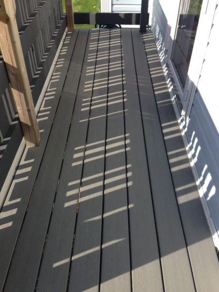 Composite Decking Grey in Colour