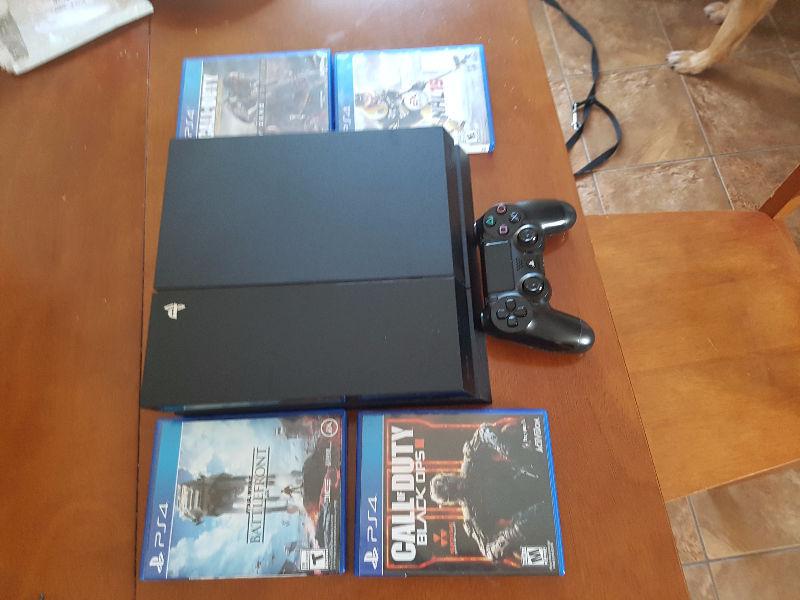 Selling sony playstation 4
