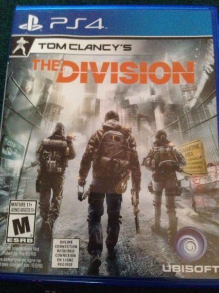 Tom Clancy the division for sale ps4