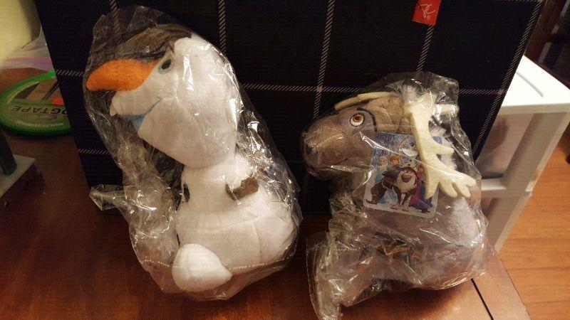 Frozen plush characters