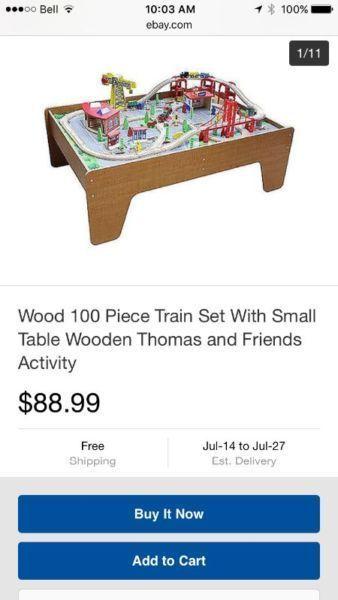 Wanted: Wanted Thomas train table similar to one in pict