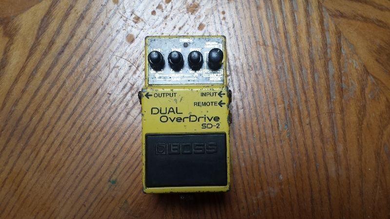 Vintage 90's Boss Dual Overdrive SD-2