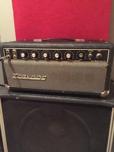 1969 Traynor YBA-1 Bassmaster amp + 20