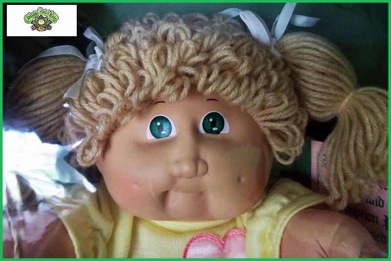 1984 Cabbage Patch Kid Girl Doll Vintage NIB 'Georgine Polly'