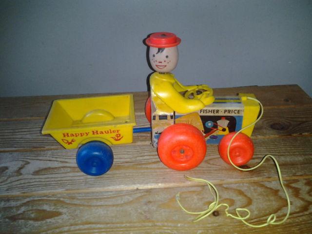 1969 Fisher Price Happy Hauler wooden toy