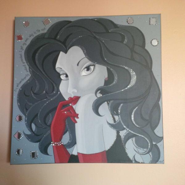 Original One of a kind canvas paintings by Carrie Wroot