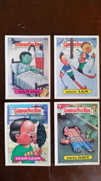 1987 Series #10 ( A & B) Garbage Pail Kids Cards + Bonus Cards