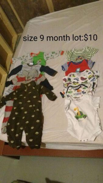 6-9 month boy clothes in excellent condition