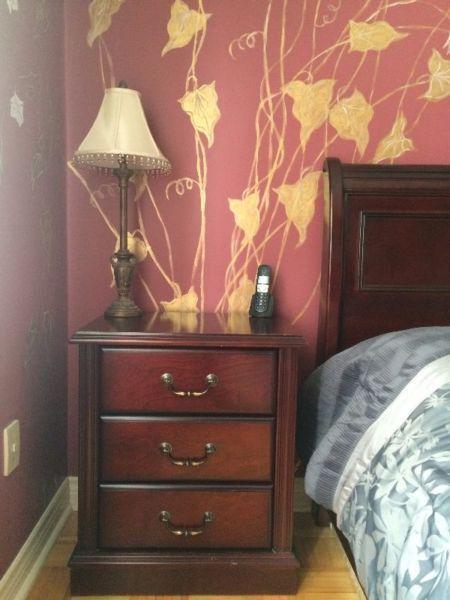 Solid wood Thomasville bedroom set