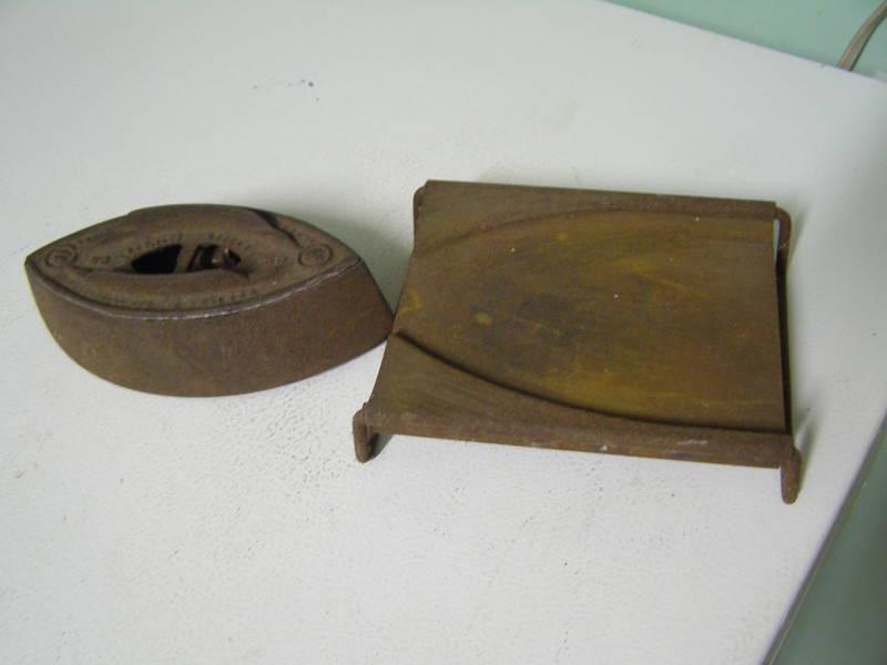 Vintage Iron and Stand