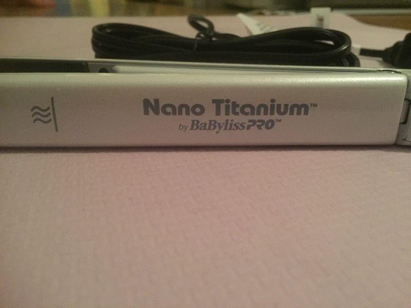 BabyBliss Nano Titanium Hair Straightener