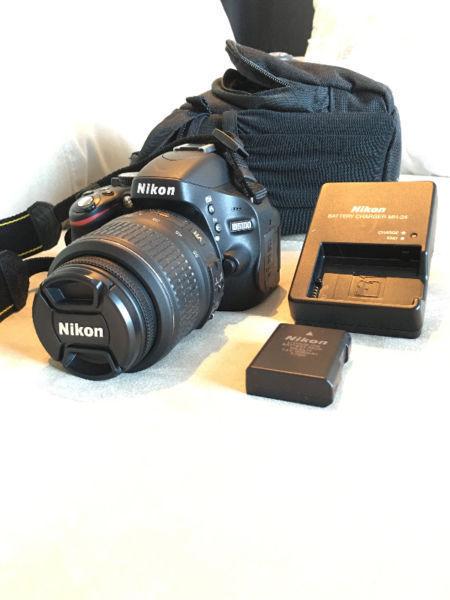 Nikon D5100, 16.2MP Digital SLR, With 18-55mm Zoom Lens
