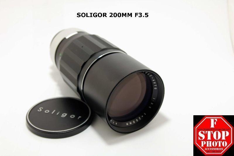 Soligor 200mm f3.5 Konica AR Mount Lens
