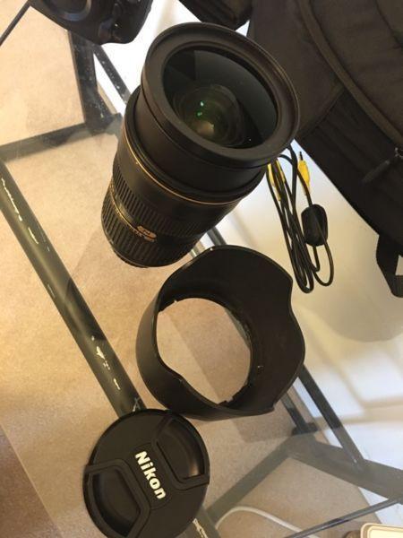 Nikon 24-70mm f2.8 ED lens