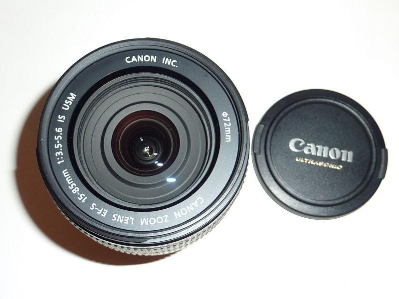 Canon EF-S 15-85mm F3.5-5.6 IS USM lens