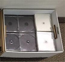 Box of CD/DVD jewel cases