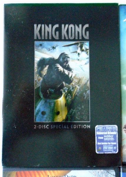 DVD Movies - King Kong, Alice in Wonderland, 10,000 BC