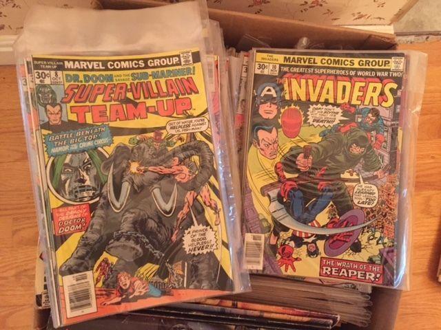 Large collection of 70s Marvel comics