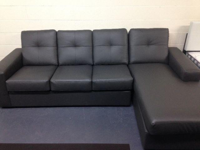 CANADIAN MADE AIR LEATHER SECTIONAL $899
