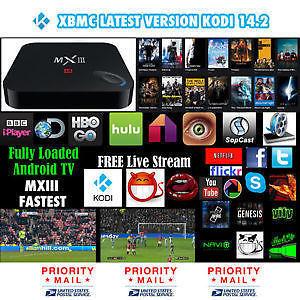 MX3 Kodi 4K 2G DDR 8G Android TV Box