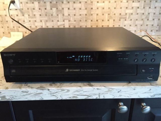 SONY CDPCE500 5-DISC CD PLAYER- AS IS BUNDLE- mnx