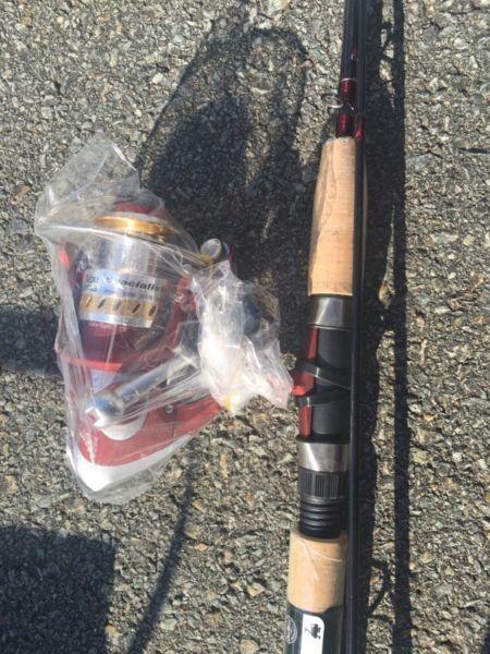 Brand new never used Abu Garcia Specialist spinner mining combo