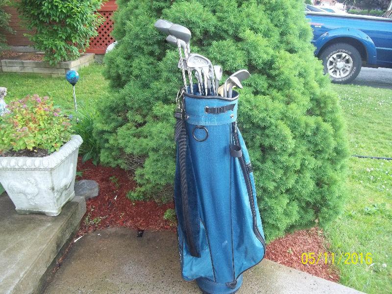 Men's Right Hand 12-pc Golf Clubs Set (Precision) & Bag