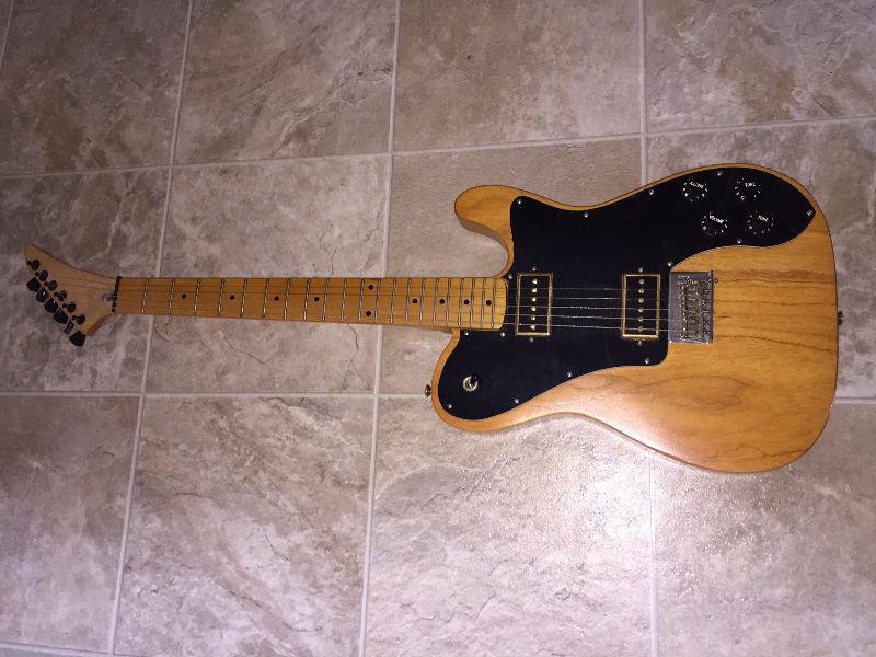 Fender Telecaster deluxe USA with P90 Pickup and Kramer neck