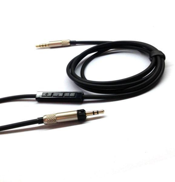 1.2m cable with and without remote for Sennheiser HD598, 558,518