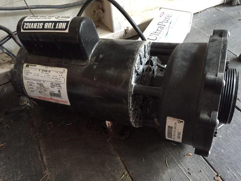 High performance two speed hot tub pump