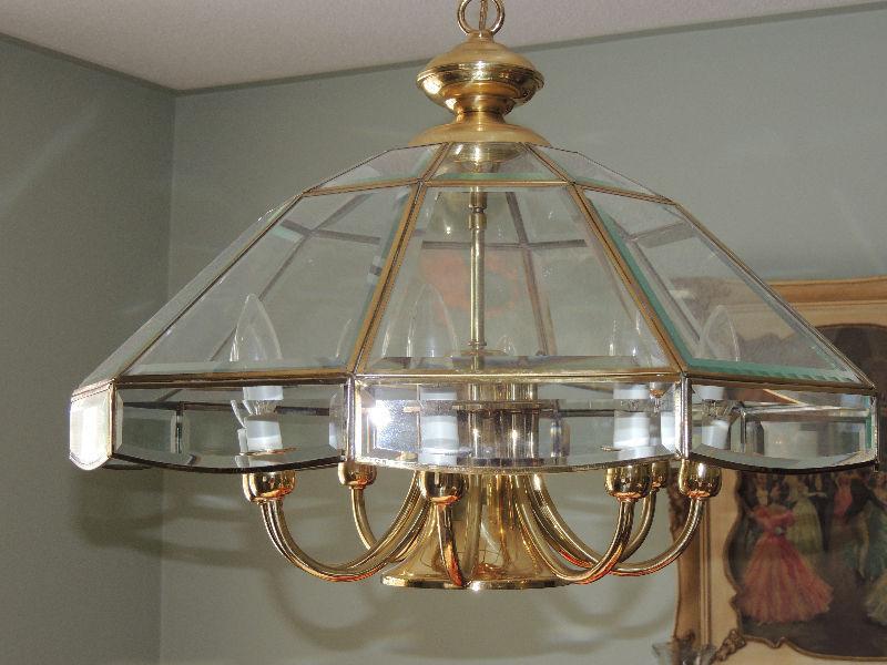 Table Lamps & Chandelier