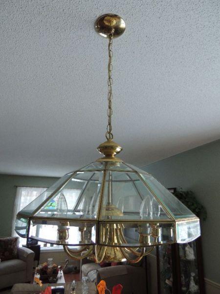 Table Lamps & Chandelier