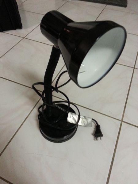 Black desk lamp - great condition