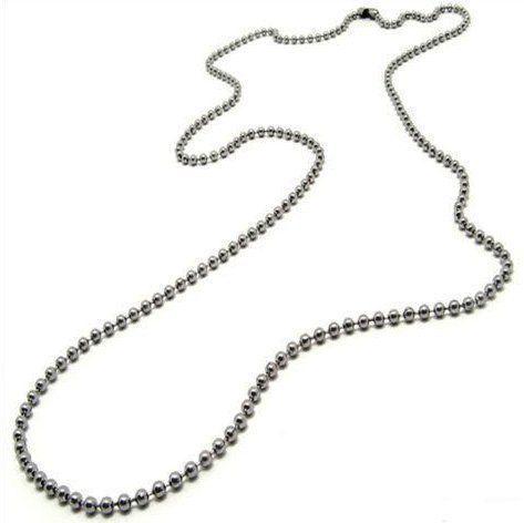 100 pcs Ball Chain Necklaces - 30 inch - 2.4mm - Stainless Steel