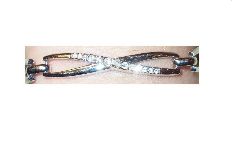 Swarovski crystal clear and silver Bracelet