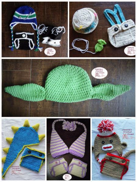 Homemade Crochet Photography props