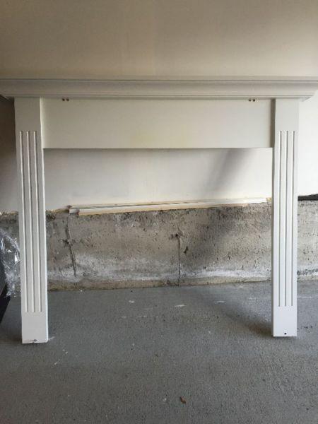2 year old, great condition fireplace mantle