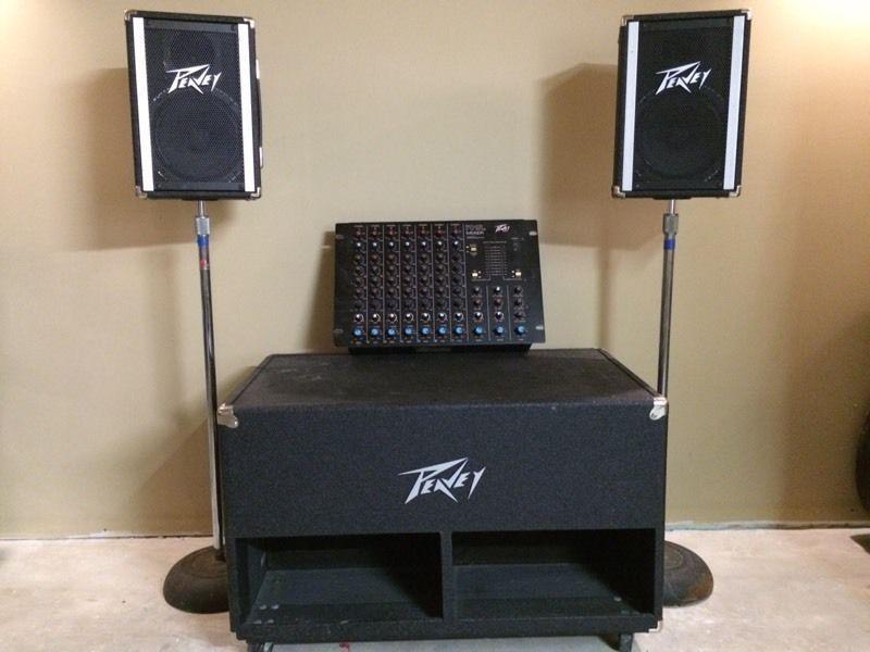 PA System Peavey Tri Flex System and mixer