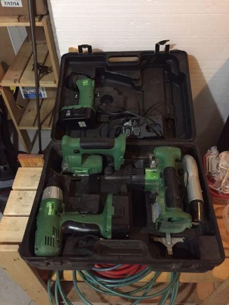 Cordless power tool kit