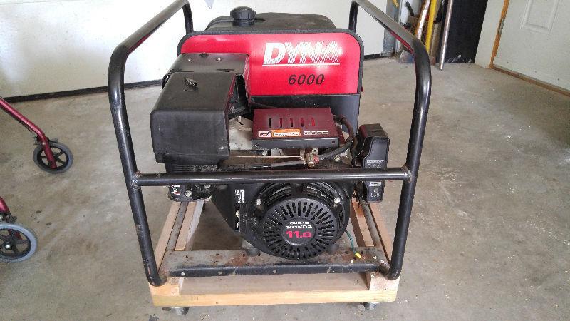 6000 watt generator with Honda engine