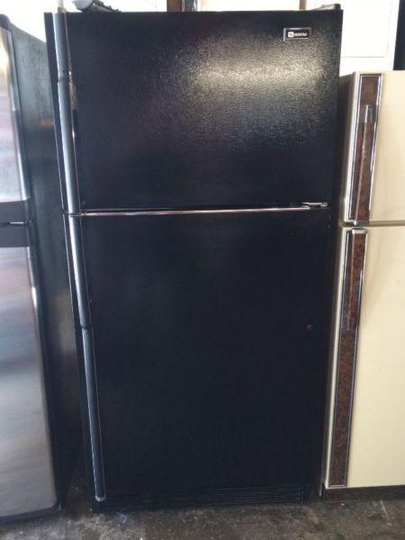 Black fridge