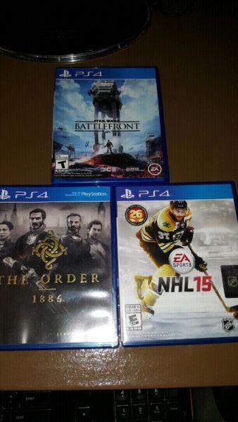 60$ for all 3 ps4 games. Pickup