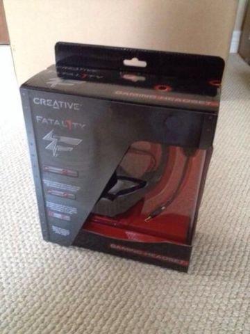 CREATIVE FATAL1TY GAMING HEADSET - NEW IN BOX! MNX