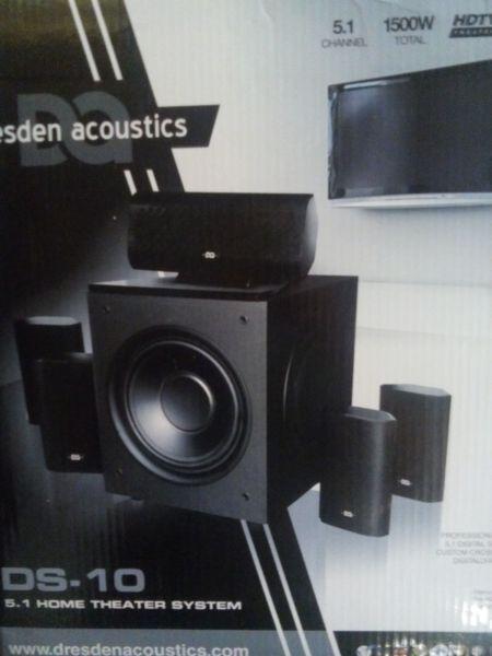 5.1 Home Theater Sound System DS-10 1500W, Brand New, best offer
