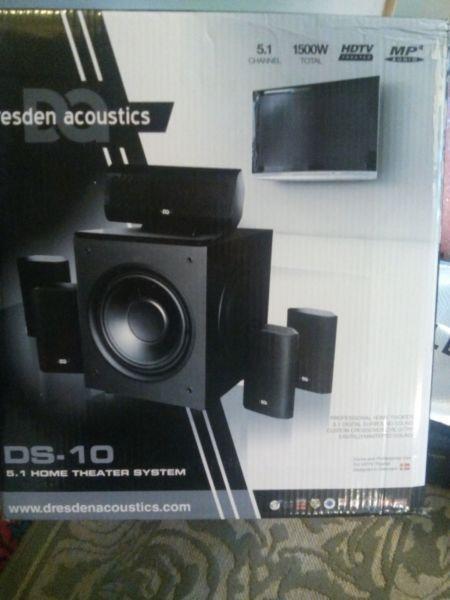 5.1 Home Theater Sound System DS-10 1500W, Brand New, best offer