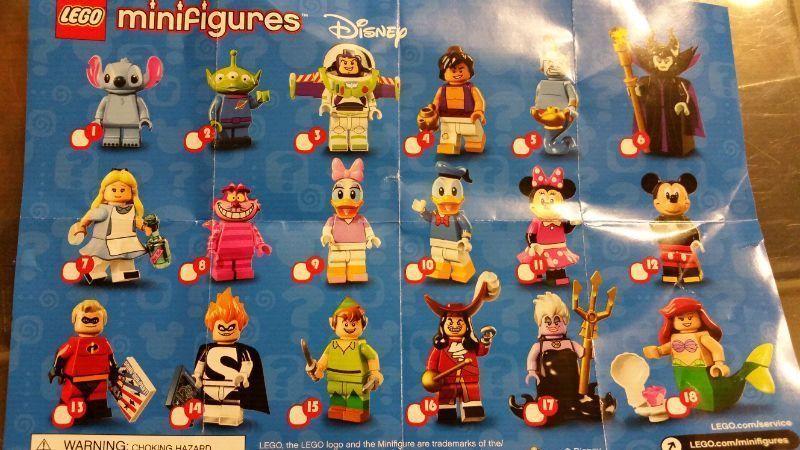 Wanted: Disney lego Minifigures