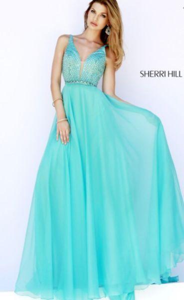 Sherri Hill Dress, Medium, Blue