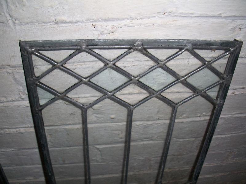 Two very old Lead Glass Panes