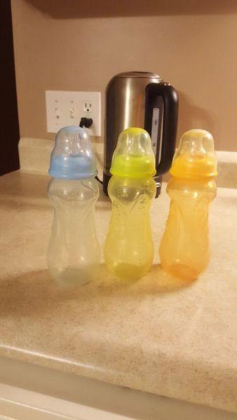 Three bottles 10 oz