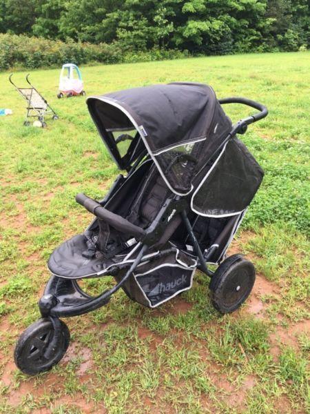 Hauch double stroller
